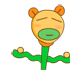 18 Stupid cartoon bear Emoji gif