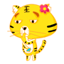 22 Cartoon tiger emoji gif