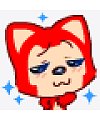 Lovely red fox emoji gif download