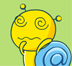 Lovely funny snails emoji download