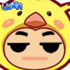 Cute LUNA chicks emoji download
