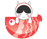 21 The rabbit cute girl emoticon & emoji download