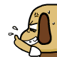 Grumpy Puppy emoticon & emoji download