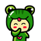 55 Lovely frog people emoticon & emoji download