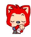 Lovely red fox QQ emoji download #.3