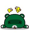 12 Crazy little bear emoticon & emoji download