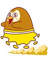 Cool bird emoticon & emoji download
