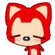 27 Lovely red fox QQ emoji download #.4