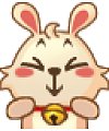 20 Cartoon rabbit gifs emoticons download