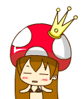 The mushroom princess emoticon & emoji download