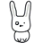 68 Cute little rabbit emoticons download