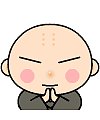 56 Lovely baldheaded little monks emoticon & emoji download