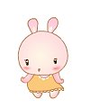 Little rabbit darling emoticons download