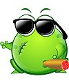 Smoking funny expressions-emoticons download