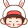 22 Lovely rabbit boy emoticons emoji download