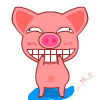 40 Cute cartoon small pig emoticons download