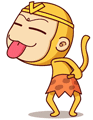 40 Funny Monkey King emoticons download