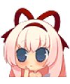 Anime female head portrait emoticons download