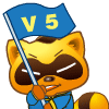40 YY cartoon raccoon emoticons download #.3