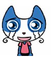 20 The lovely blue cat emoticons download