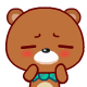 18 Lovely cartoon bear emoticons emoji download