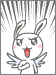 20 Angel rabbit gifs emoticons download