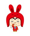The rabbit boy emoticons emoji download