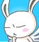 20 Angel rabbit gifs emoticons download