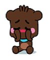 20 Dear brown bear emoticons emoji gifs download
