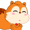Cute cartoon squirrel QQ emoticons download