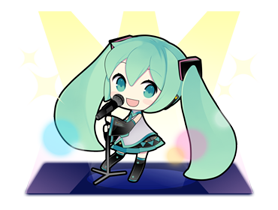 80 Hatsune Miku emoticons free download