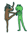 25 Mental derangement frog and horse emoticons emoji download