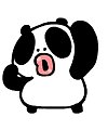 Panda Ddudu emoticons emoji download