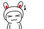55 The rabbit spy emoticons emoji download