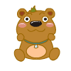 18 Naughty brown bear emoticons emoji download
