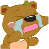 18 Naughty brown bear emoticons emoji download