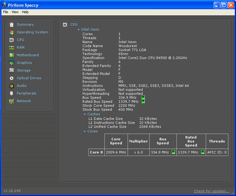 software like speccy