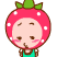 21 Lovely Strawberry Boy [KUSO-PARTY] Emoticons Gifs Downloads emoji