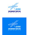 The blue dragonfly international yacht club Logo-Chinese Logo design