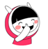 Lovely rabbit doll Emoticons Gifs Downloads Emoji