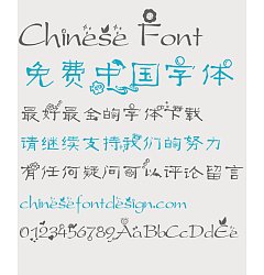 Permalink to Cute cartoon sea Font-Simplified Chinese