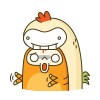 Bread chicken funny anime emoticons