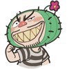 16 Cartoon Echinopsis Tubiflora Emoticons Emoji