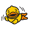 Lovely ducks animated emoticons downloads