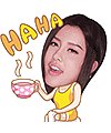 Funny Asian Girl Animated Emoticons