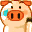 40 Super cute pig animated emoticons