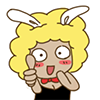 20 Bunny Girl Anime Emoticons