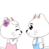 White Little Cat Clip Art Emoticons Download