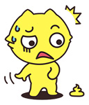 Cute cartoon lemon communicator emoticons