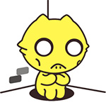 Cute cartoon lemon communicator emoticons
